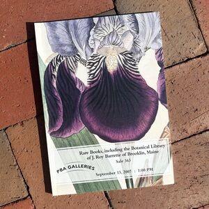 2007 Rare Books Catalogue Botanical Library J Roy Barrette Maine PBA Galleries